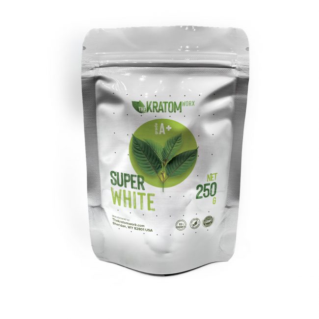 Super White Kratom powder For Sale in USA | The Kratom Worx